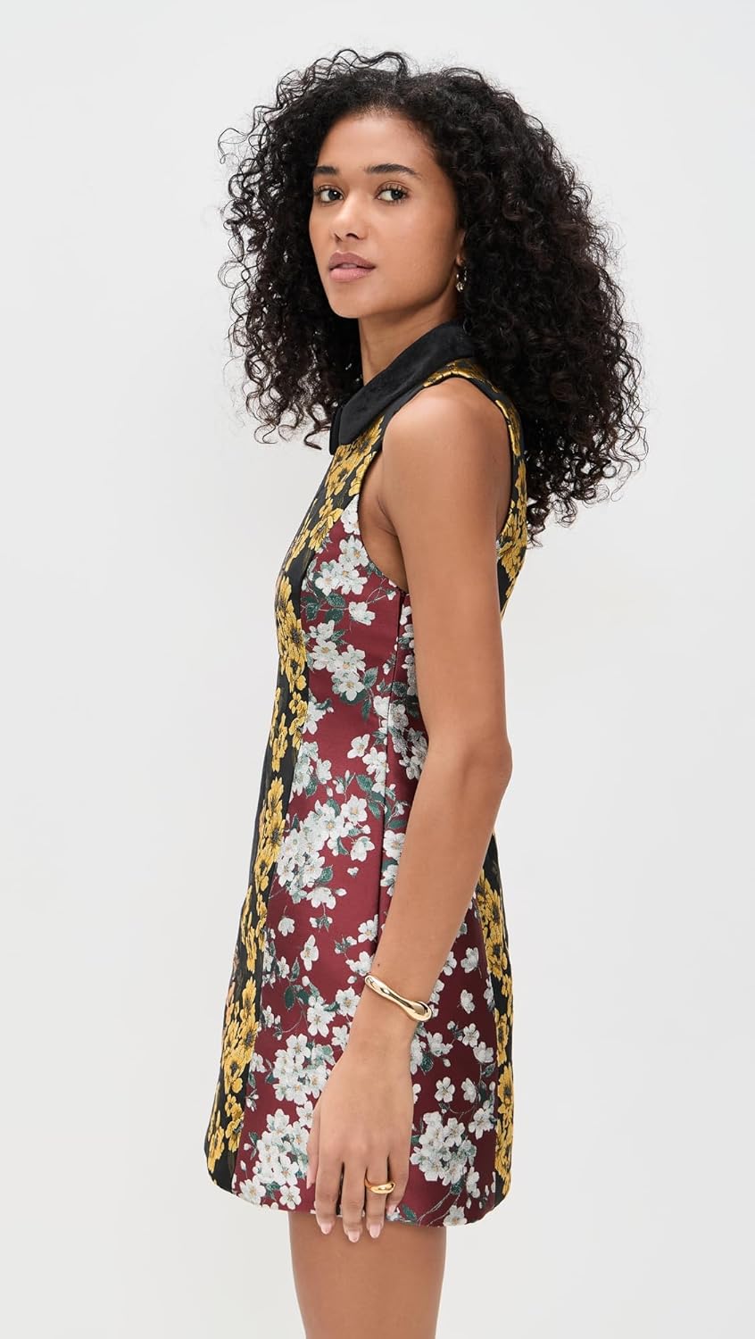 alice + olivia Women's Velia Collared Mini Dress - Image 5