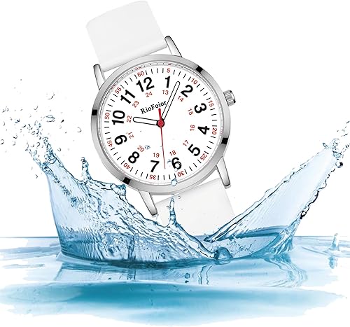 Miniatura 5 de RioFoior Nurse Watch for Nurses,Nursing Students,Medical Professionals,Doctors,with Variety Colors,Second Hand and 24 Hour,Soft Breathable Colour