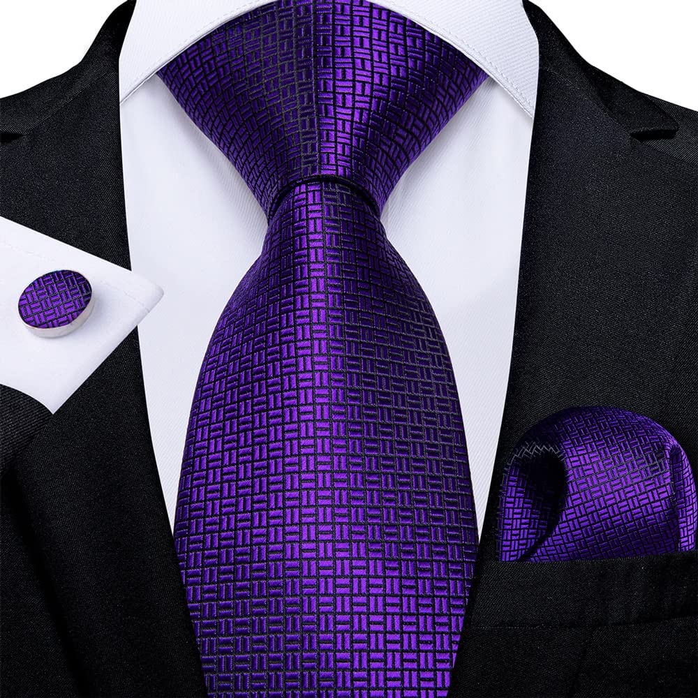 Basic Dark Purple Polyester Tie | In Stock - Foto 11