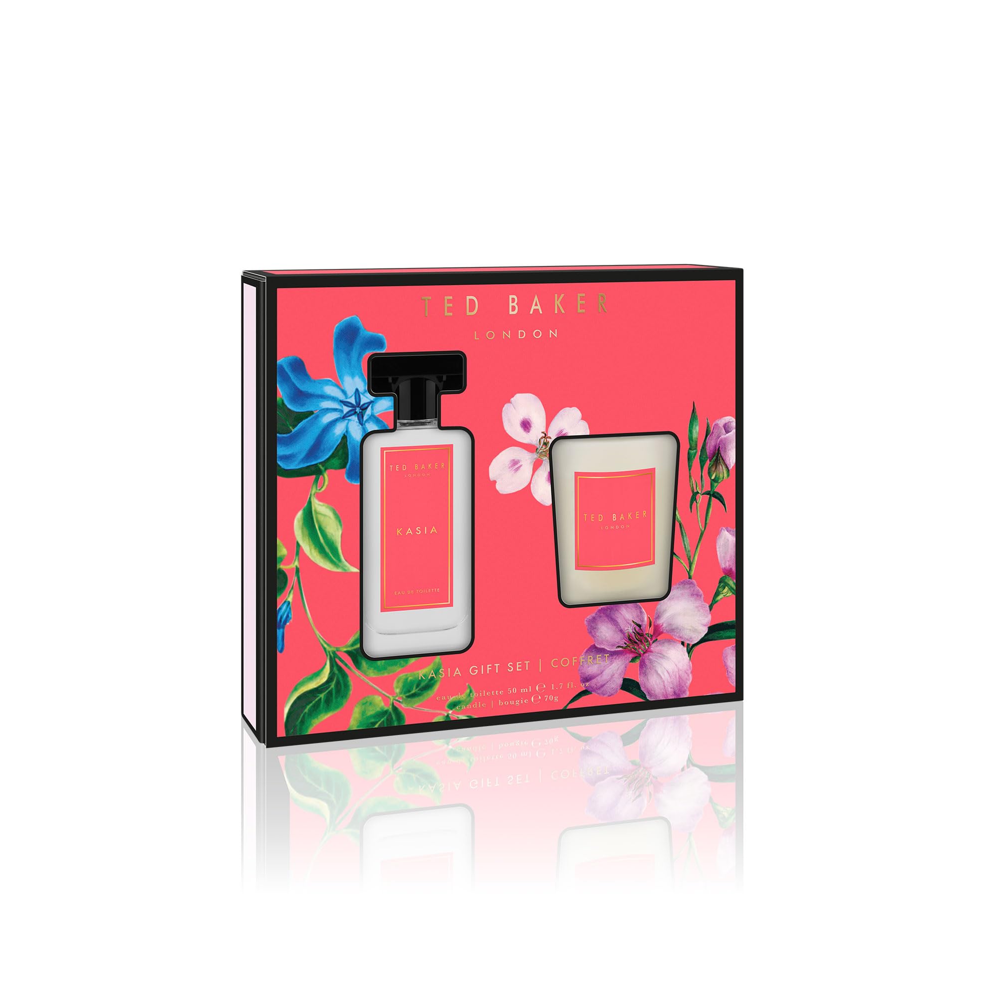 Ted Baker Kasia Perfume Gift Set, Eau De Toilette 50ml + 70g Candle