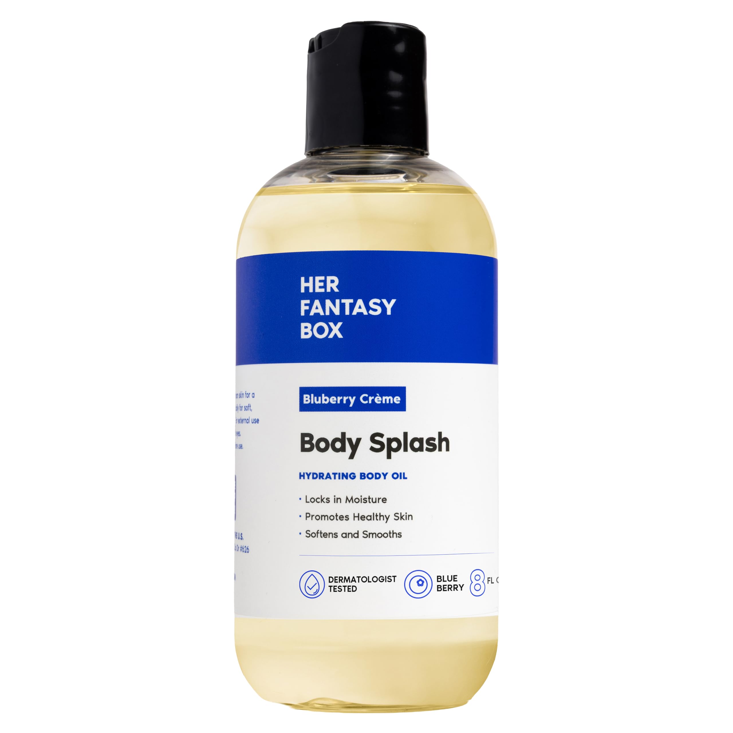 Her Fantasy Box | Body Splash Blueberry Crème Fragrance Oil – Fruity Creamy Berry Scent w…