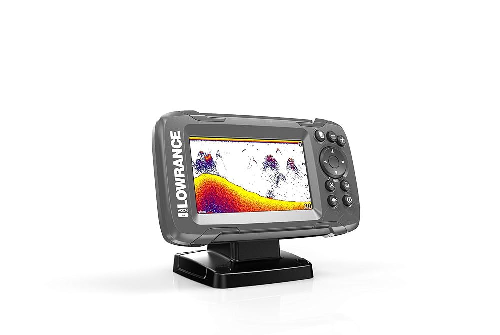 Amazon.co.jp: Lowrance HOOK2 4X－4インチ 魚群探知機 CHIRP