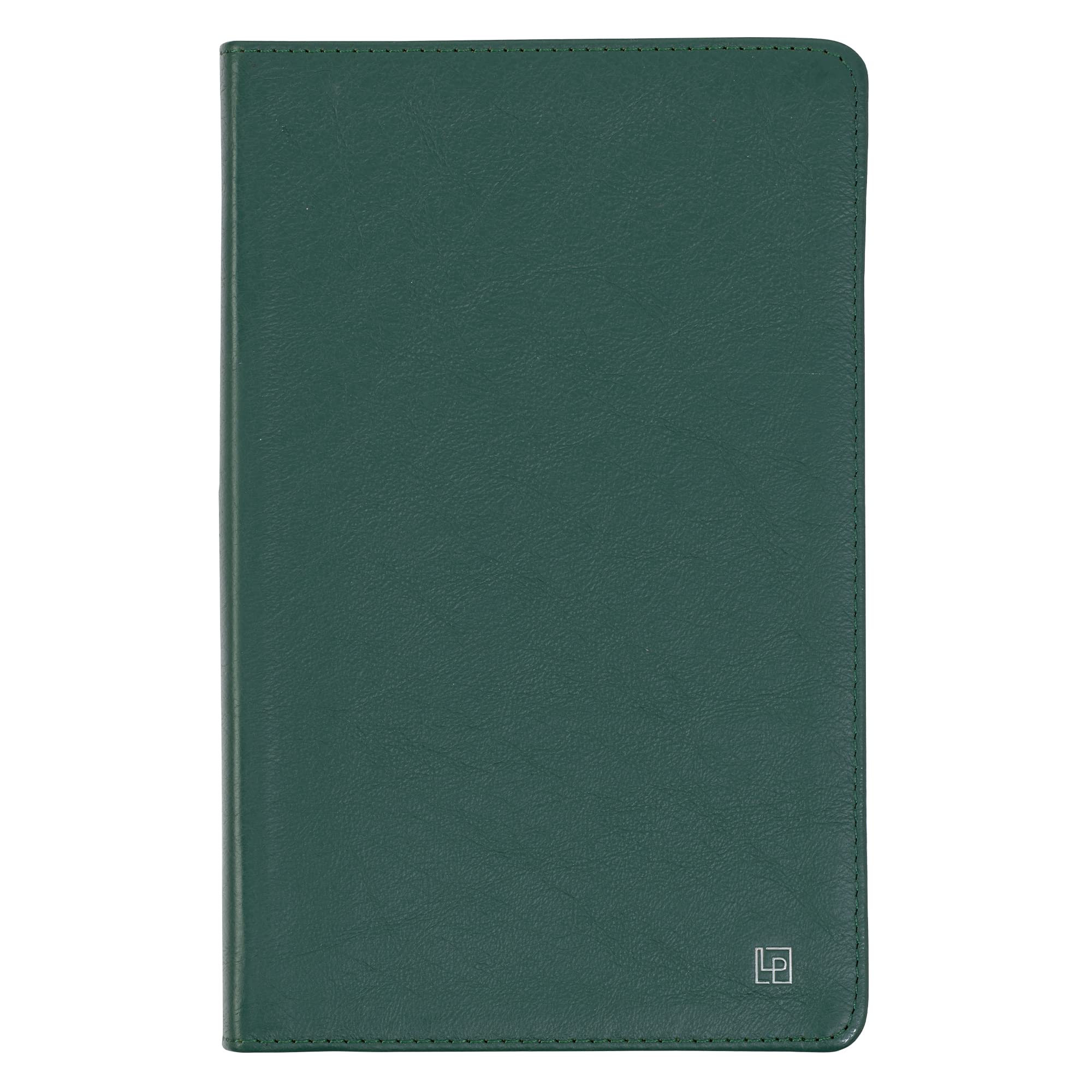 Leatherpress Classic Leather Notebook Writing Journal, Softcover, Narrow Ruled, Table of Contents and Numbered Pages