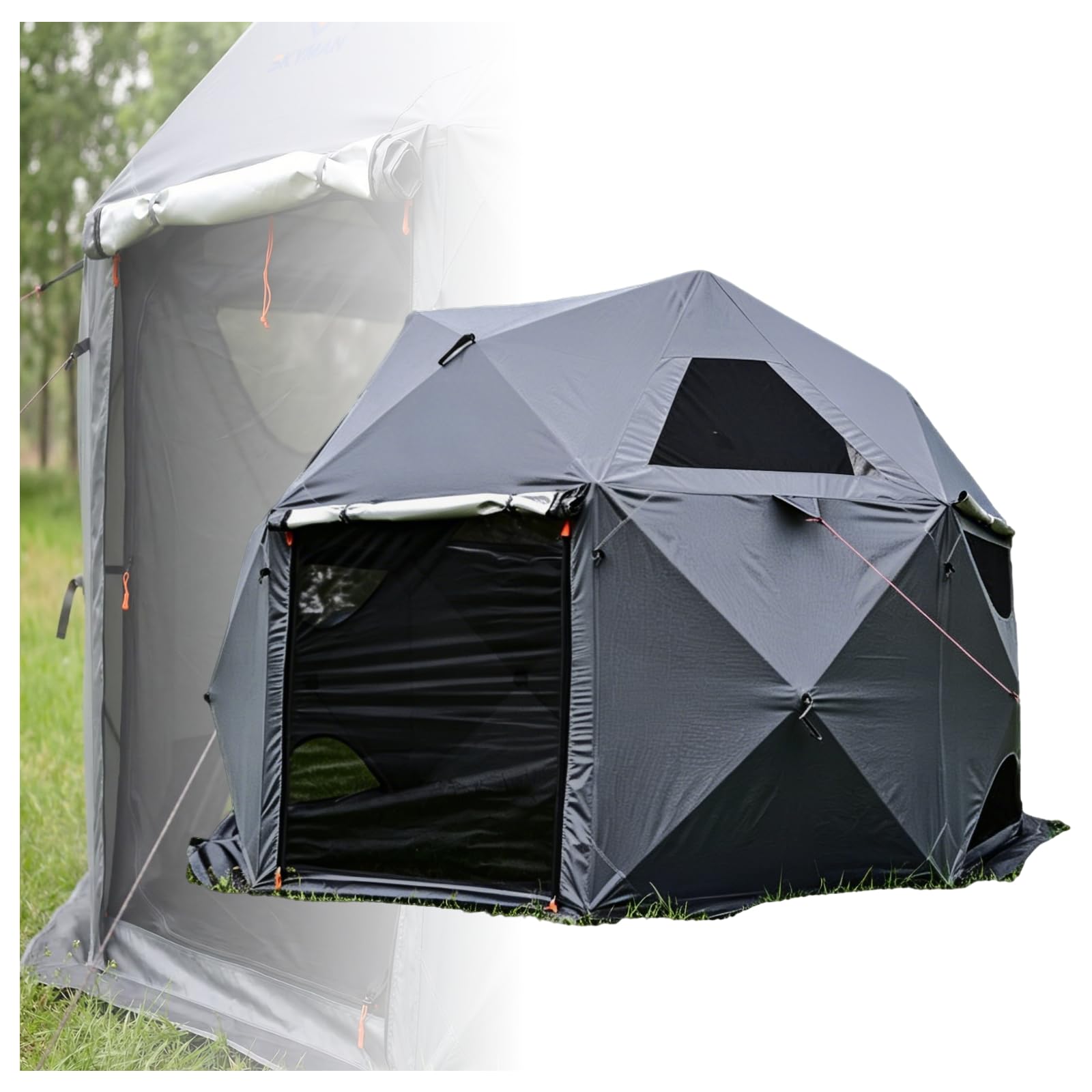 ZHENYUWANG Large camping tent, suitable for 5–8 people.