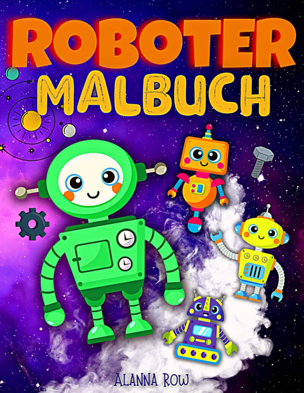Roboter Malbuch: Kreative Malvorlagen für