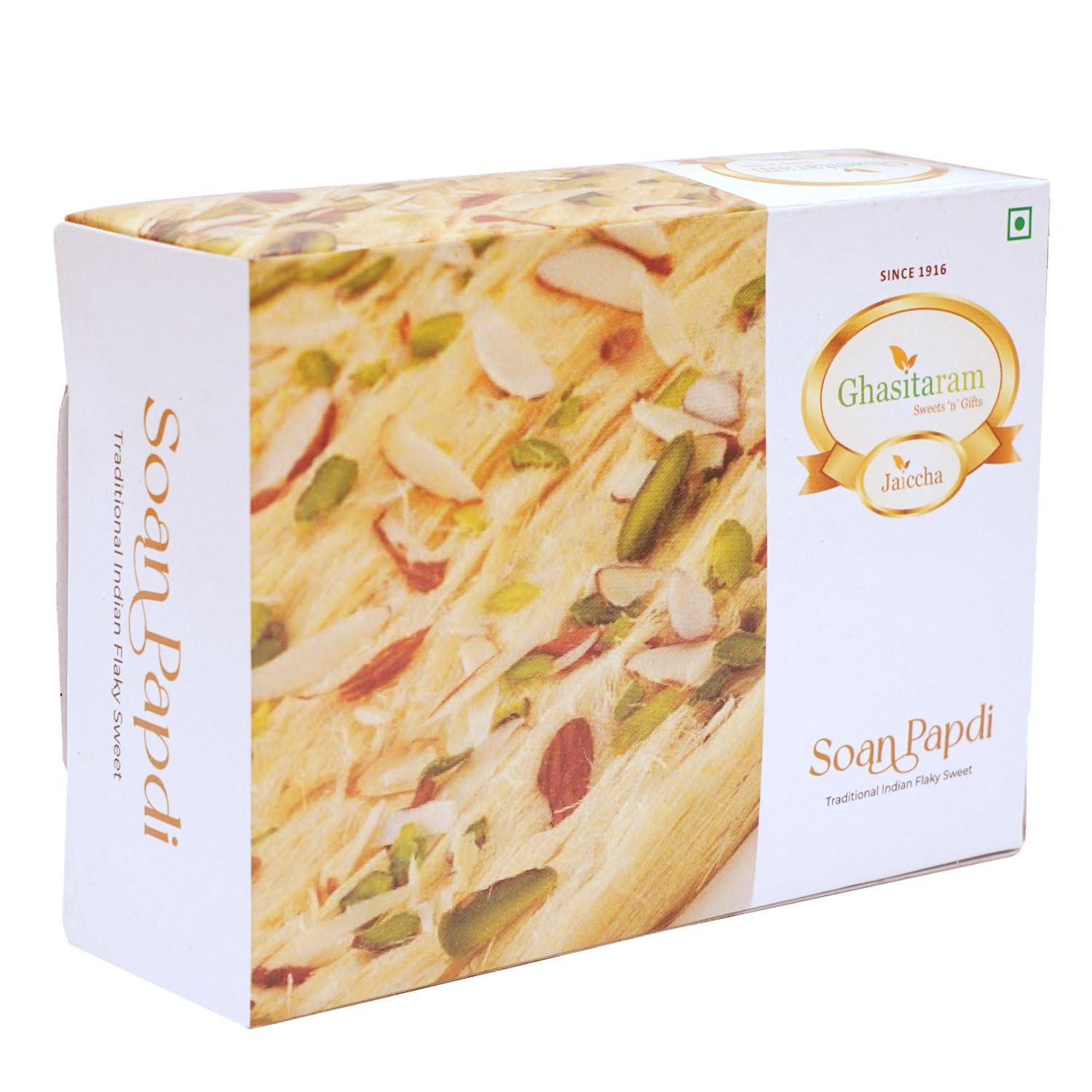 Ghasitaram Gifts Soan Papdi (200 gms) |Gift for Diwali,Holi,Rakhi,Valentine,Christmas,Birthday,Anniversary,Gift for Her,Him,Mothers Day,Fathers Day|