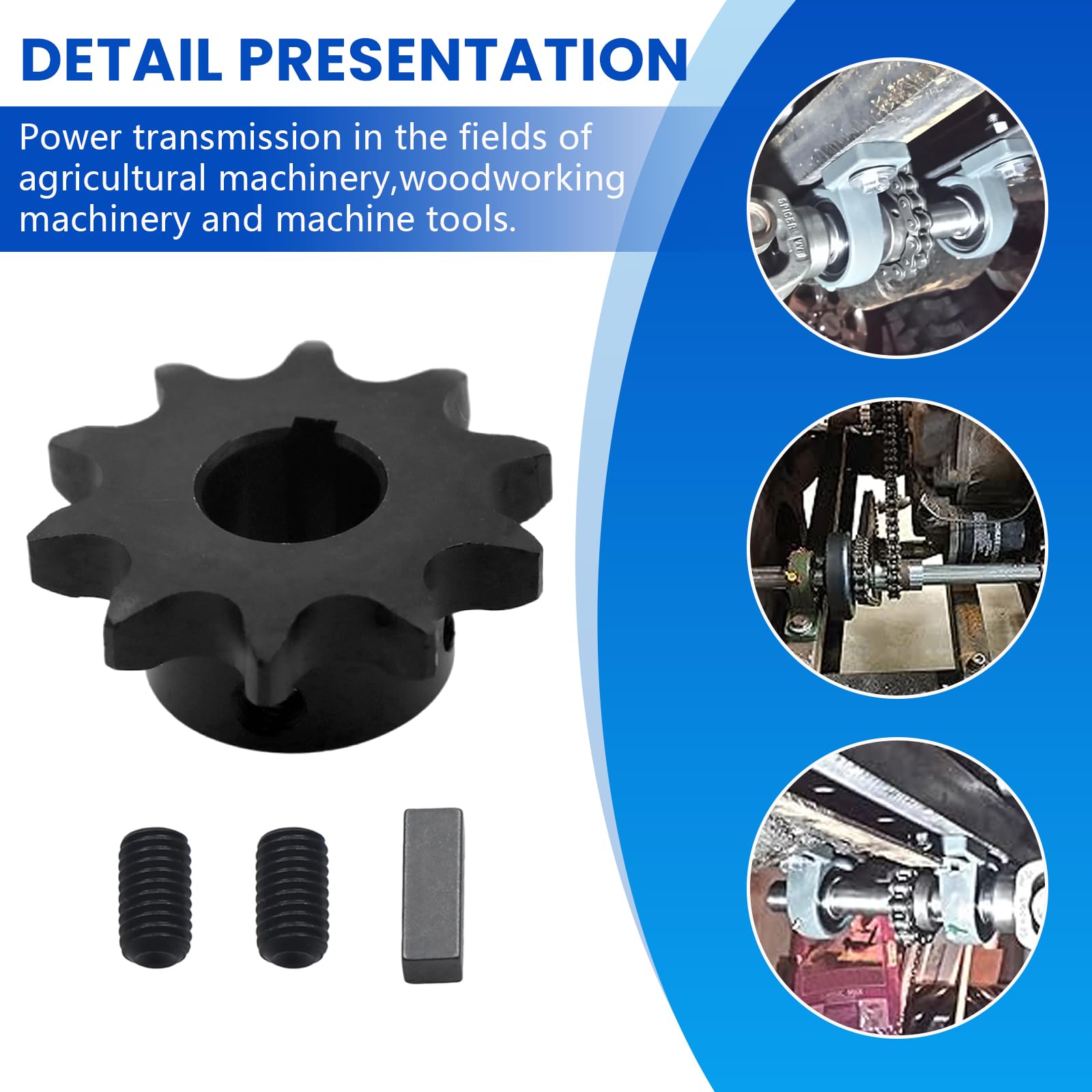 #50 Roller Chain Sprocket Type B 3/4 inch Bore 10 Tooth 50BS10 — Amazon image 5
