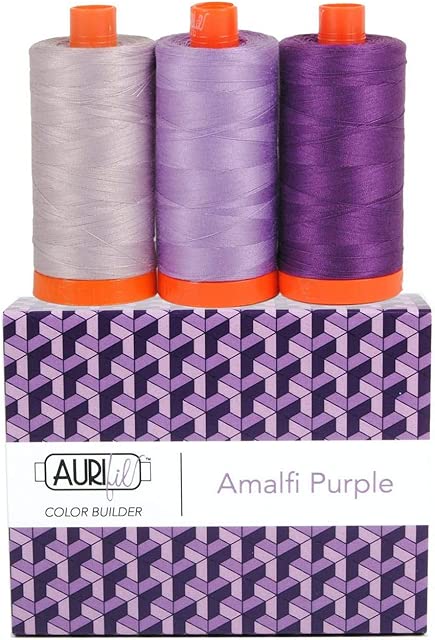 Aurifil Thread CB AmalfiPurple 3pc