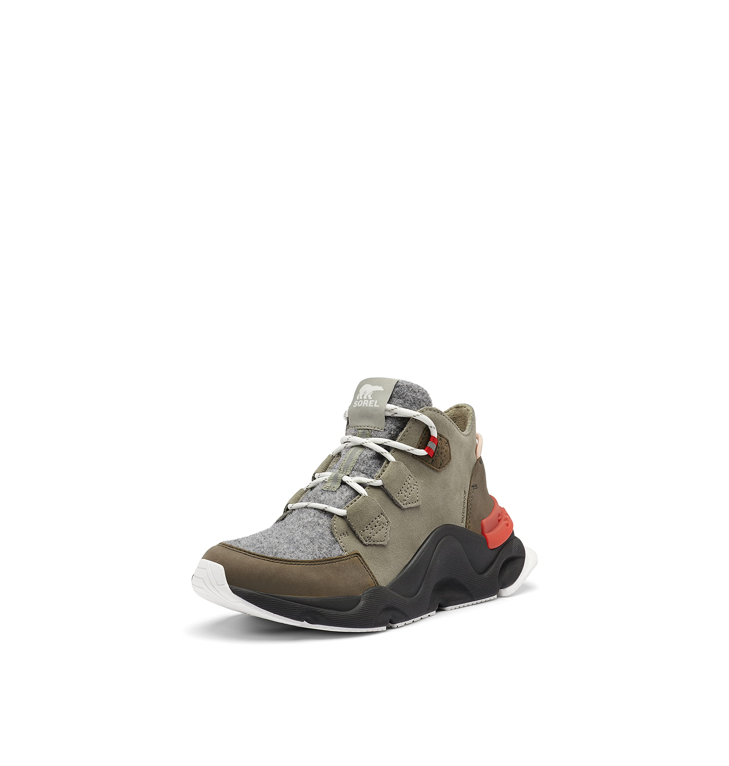 Sorel Women's Kinetic Rngd Caribou Boot — Waterproof Leather Winter Boots