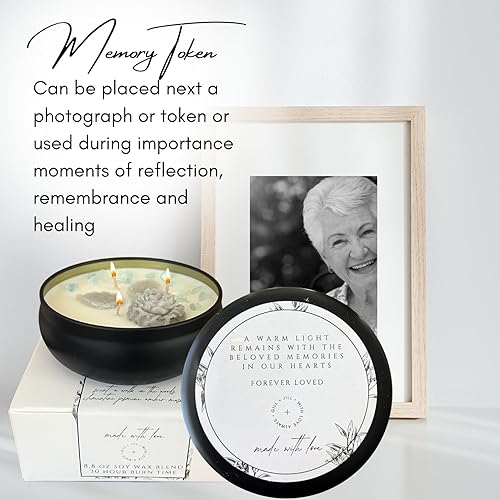 Miniatura 5 de Thinking of You - Vela conmemorativa de Navidad para la pérdida de un ser querido, regalos de condolencia por pérdida de un ser querido, duelo, vela