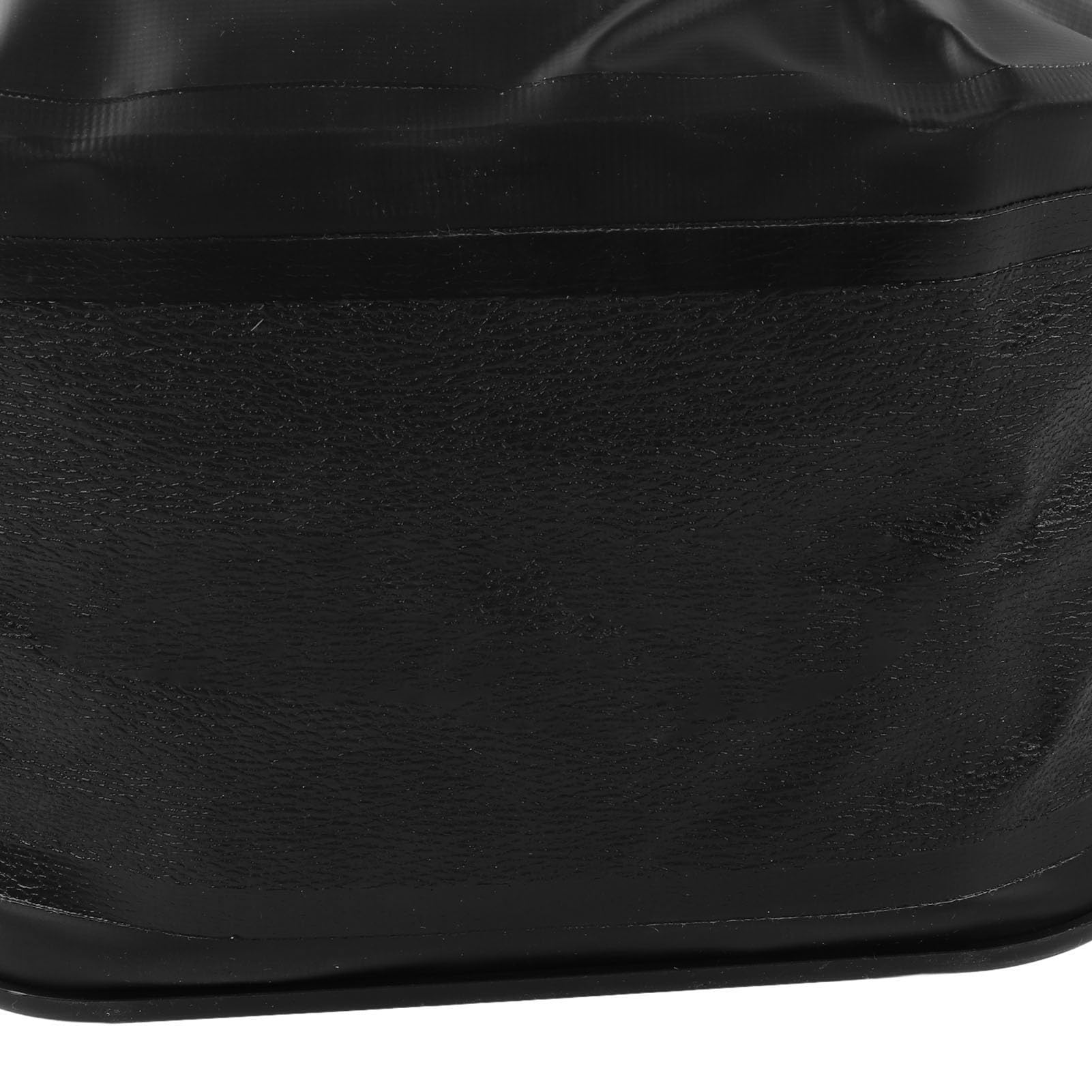 Wodoodporna torba rowerowa pod siodełko na tylny bagażnik 25 l Czarna torba rowerowa o dużej pojemności do jazdy na długich dystansach Wytrzymała siatka PCV 500D z klamrą z (Pojemność 25 litrów)