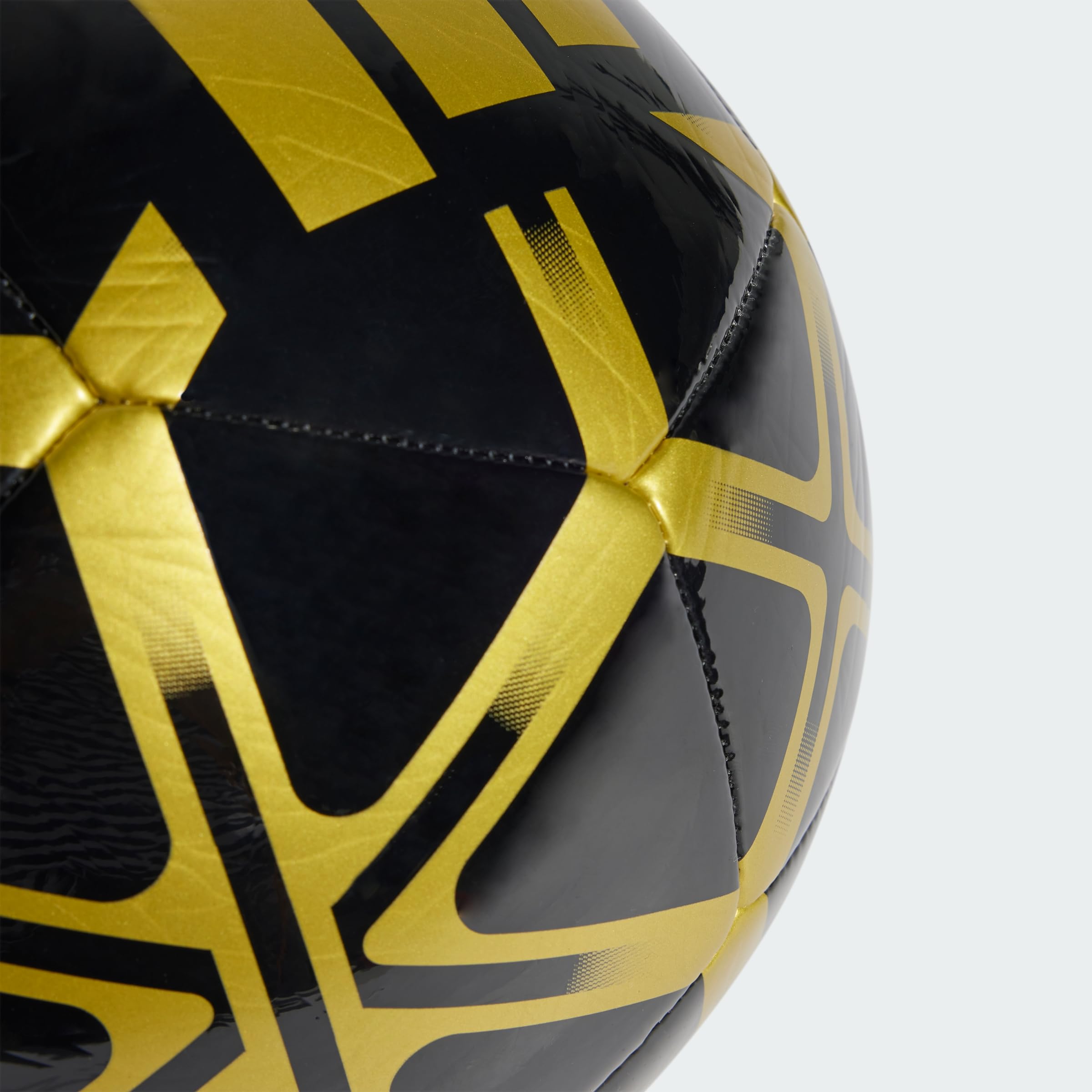 adidas Uniseks STARLANCER CLUB BALL, Black/Gold Metallic, 5