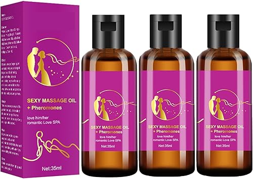 Miniatura 7 de Aceite de masaje sensual para parejas, aceite de masaje sexual + feromonas Love Him/Her Romantic Lover Spa, muestra de 1.18 onzas líquidas