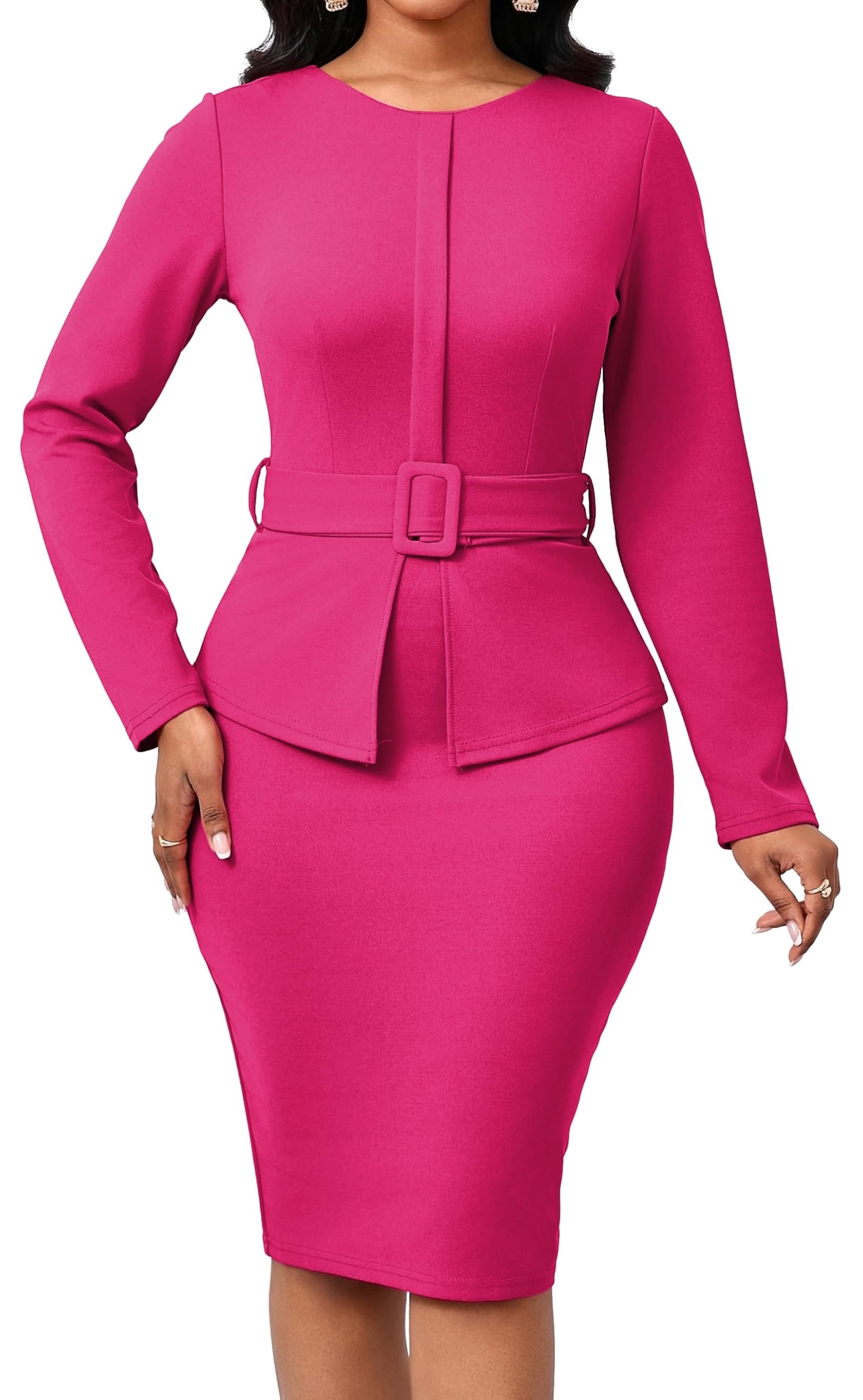 CuteCherry Women Sexy Dress Bodycon Work Dress Elegant Pencil Dress