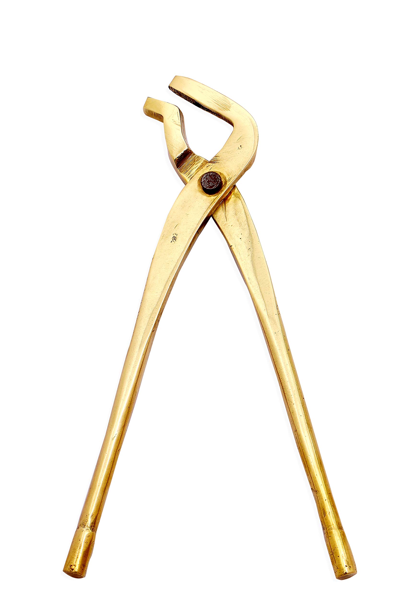 DMIBrass Heat Resistant Popat Sanchi Also Known as Plier, Chimta, Kitchen Tong or Pakkad