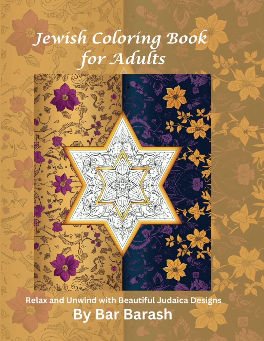 Elegant Jewish Coloring Book for Adults: Relax and Unwind with Beautiful Judaica Designs