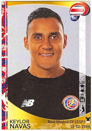 2016 Panini Copa America Centenario Soccer Sticker #65 Keylor Navas 2 Inch wide X 3 inch tall album sticker