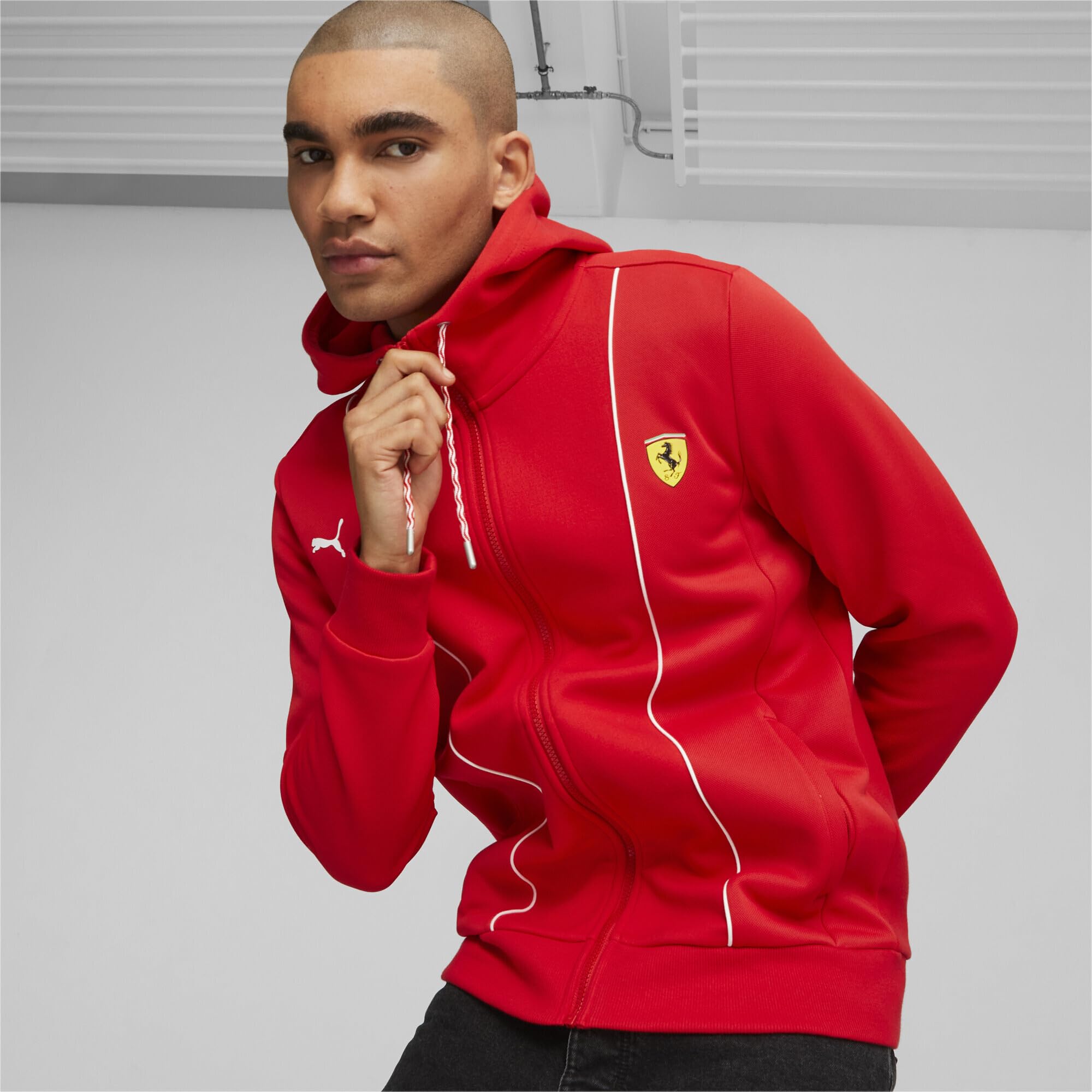 PUMA Męska kurtka treningowa Scuderia Ferrari Race HDD