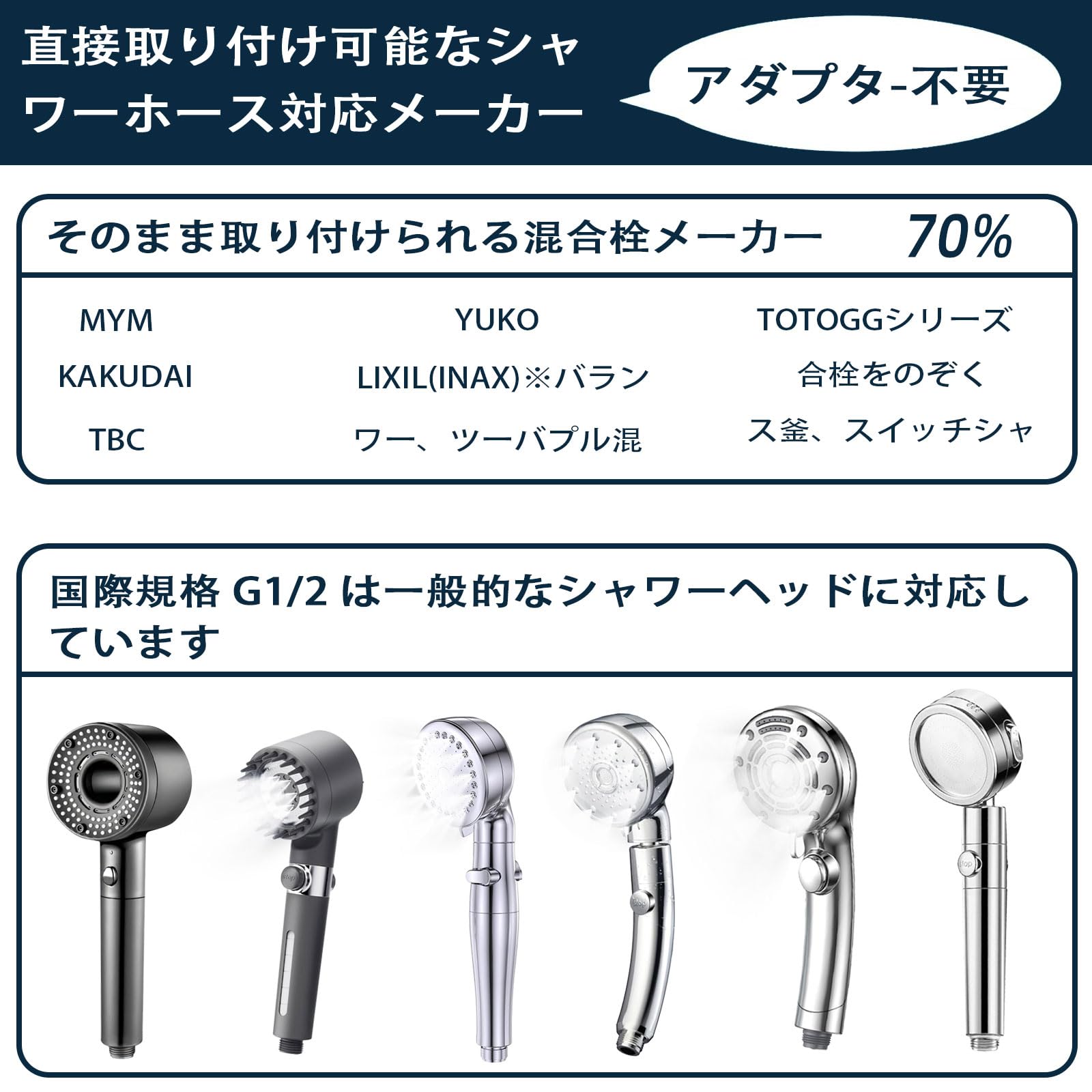 シャワー混合栓 クロムメッキ 1600mmホース シャワー混合栓 クロムメッキ 1600mmホース