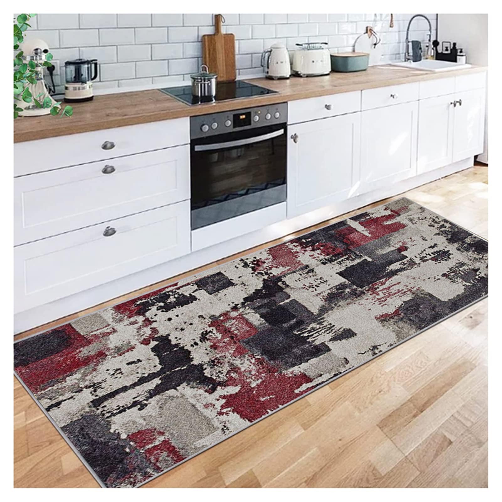 Tapis de couloir rétro antidérapant fini les glissades et la saleté