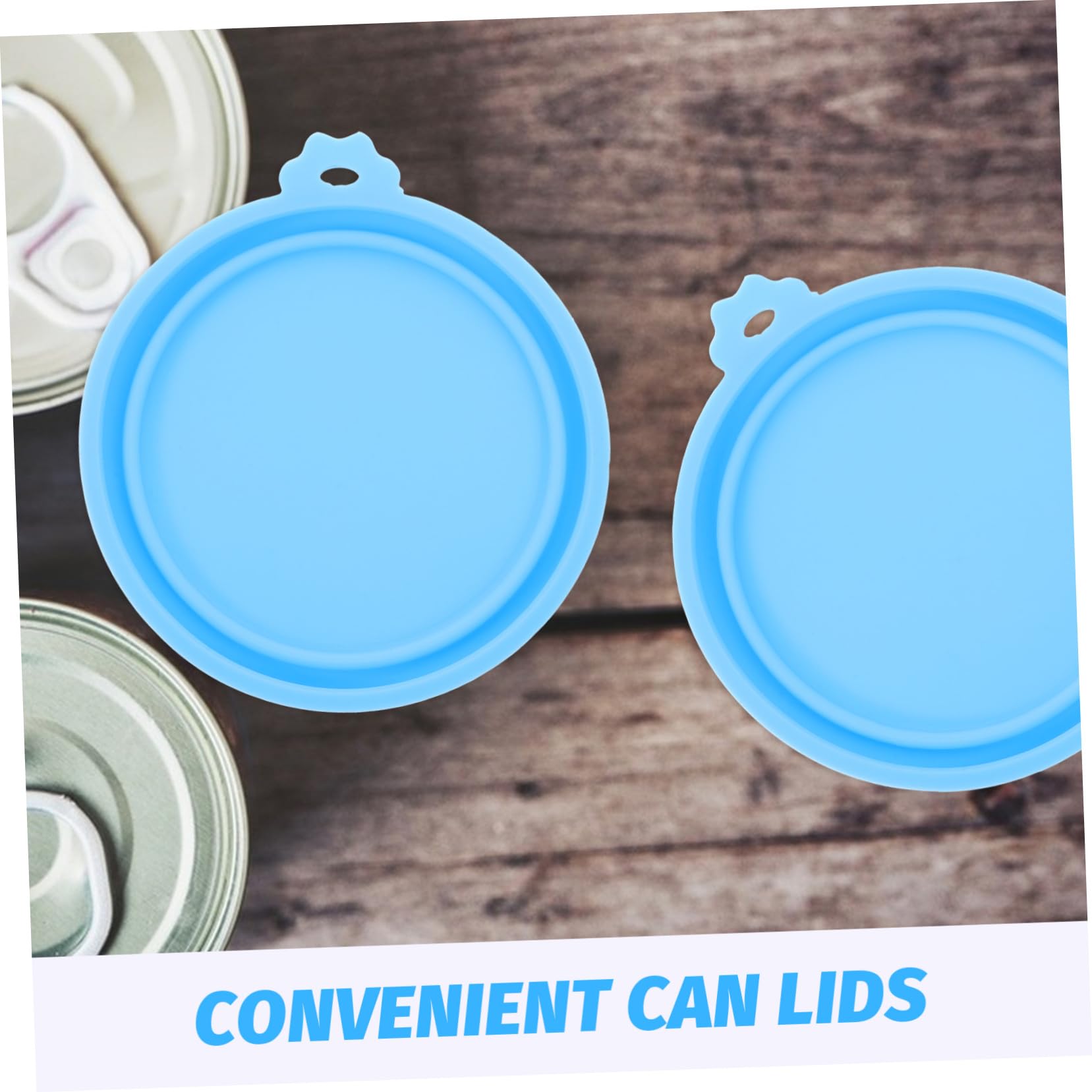 HAPINARY Silicone Pet Can Lids Cat Food Can Topper Reusable Sealable for 5.3 Oz Cans