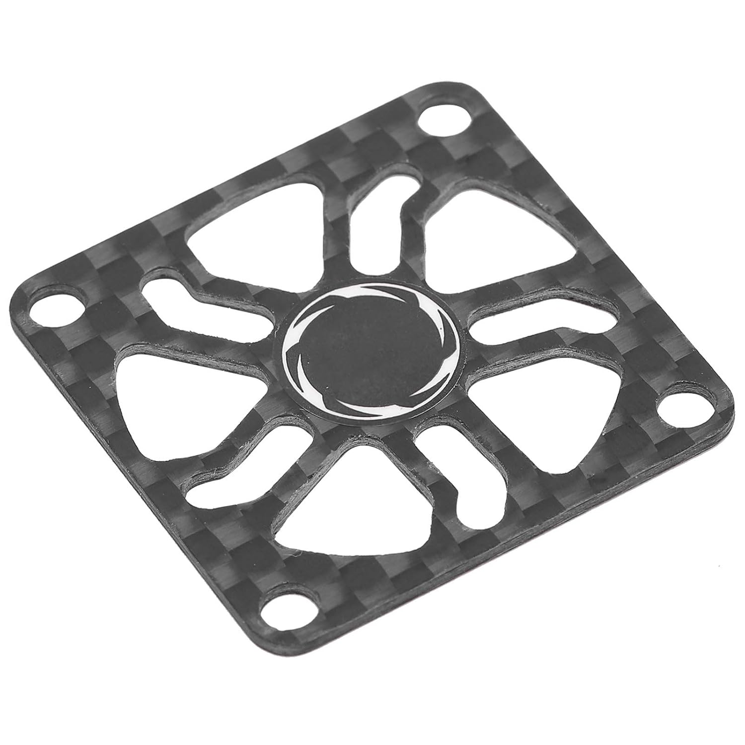 RC Cooling Fan Cover, Carbon Fiber Lightweight Electric Motor Cooling Cover, 40mm for RC Cars Boats Drones Racing Motors