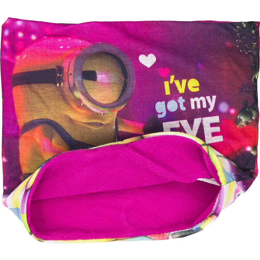 Minions Girls Pink ' Scarf, Hat & Glove Set One Size