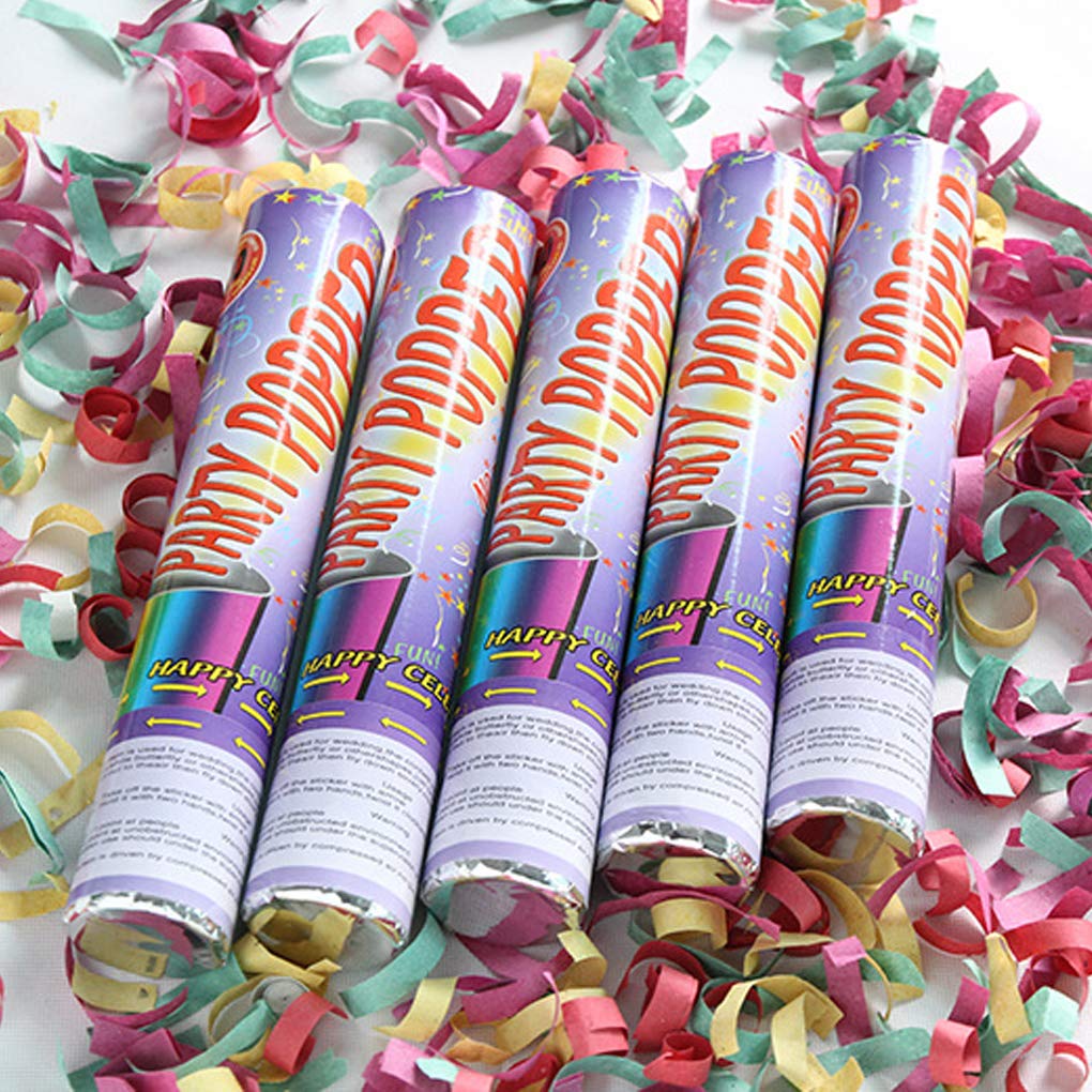 Buy Streamers Confetti 30cm Confetti Party Poppers Twist Pop Wedding