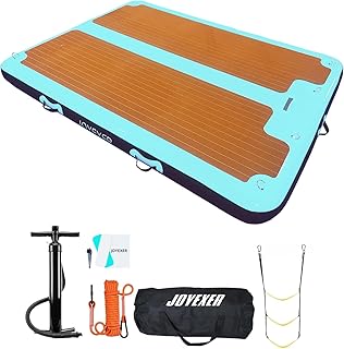 Inflatable Floating Dock, 5ft /8ft /10ft Air Dock Platform, Island Raft ...