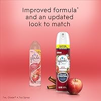 Vista 9 de Glade Ambientador en aerosol, manzana y canela, 8.3 onzas, 6