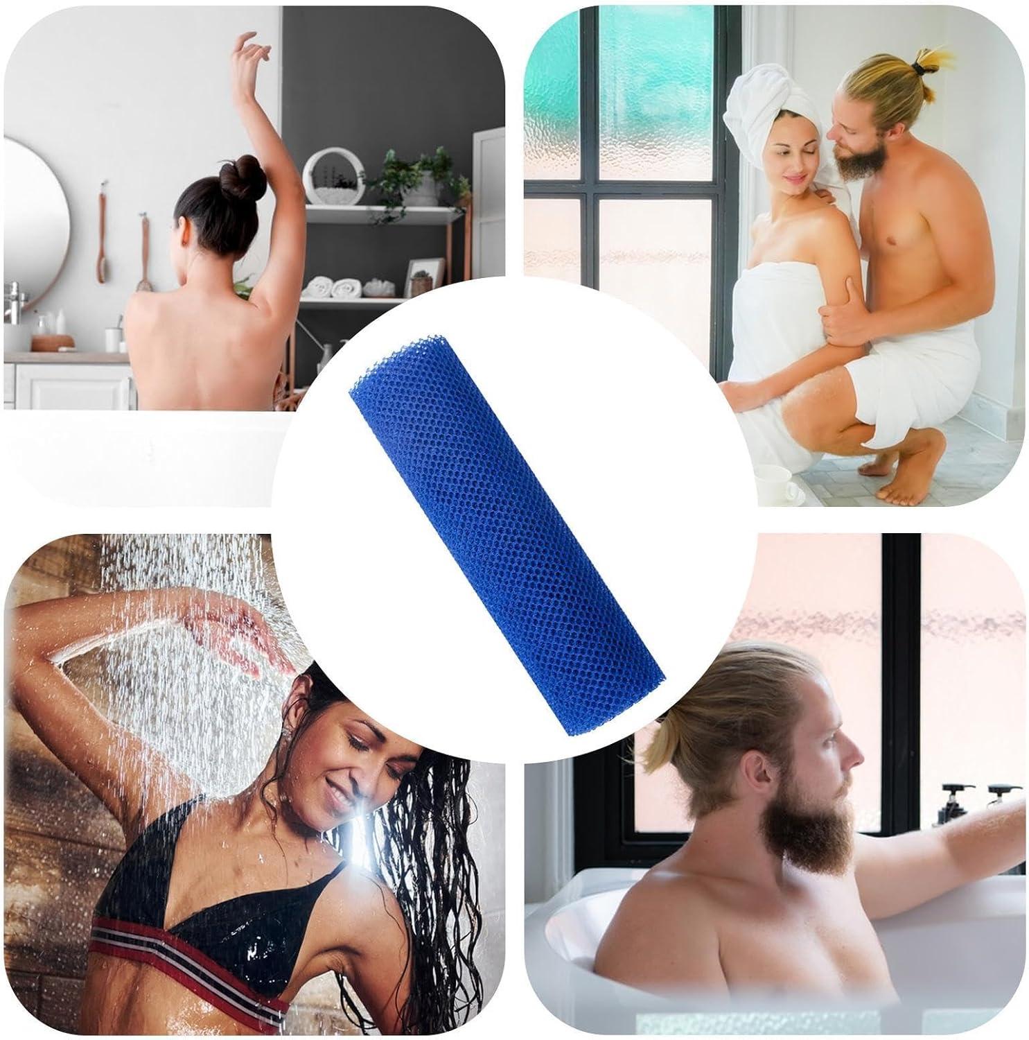 African Bath Sponge Elastic Dead Skin Removal Back Cleaning image 5