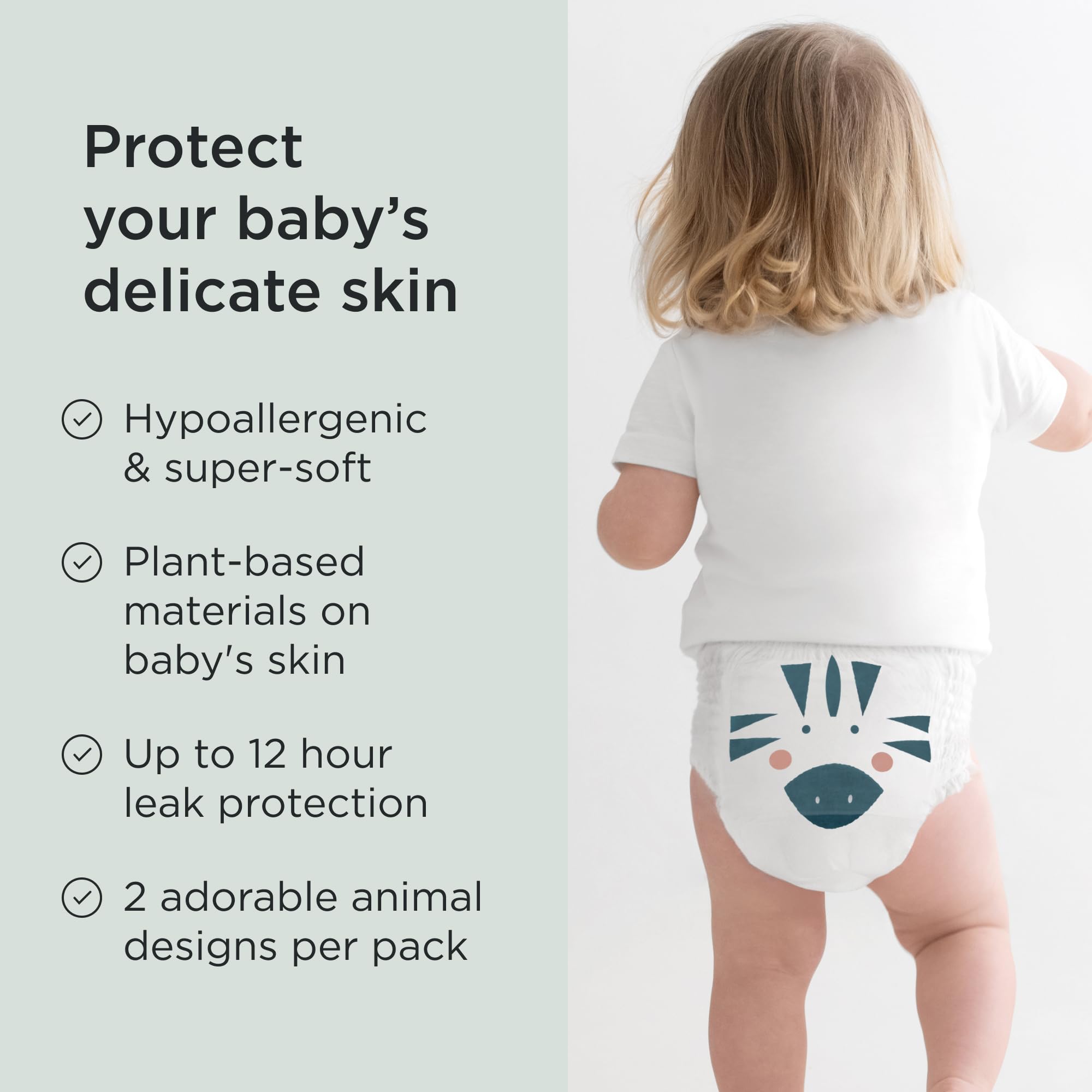 Kit & Kin Eco spodnie na pieluchy rozmiar 5 Junior hipoalergiczne i zrównoważone (20 x 6 opakowań, 120 pieluch)