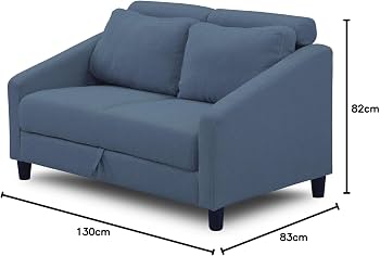 Amazon｜大川家具 関家具 ソファ 2人掛け 130cm幅 座面下収納庫付き
