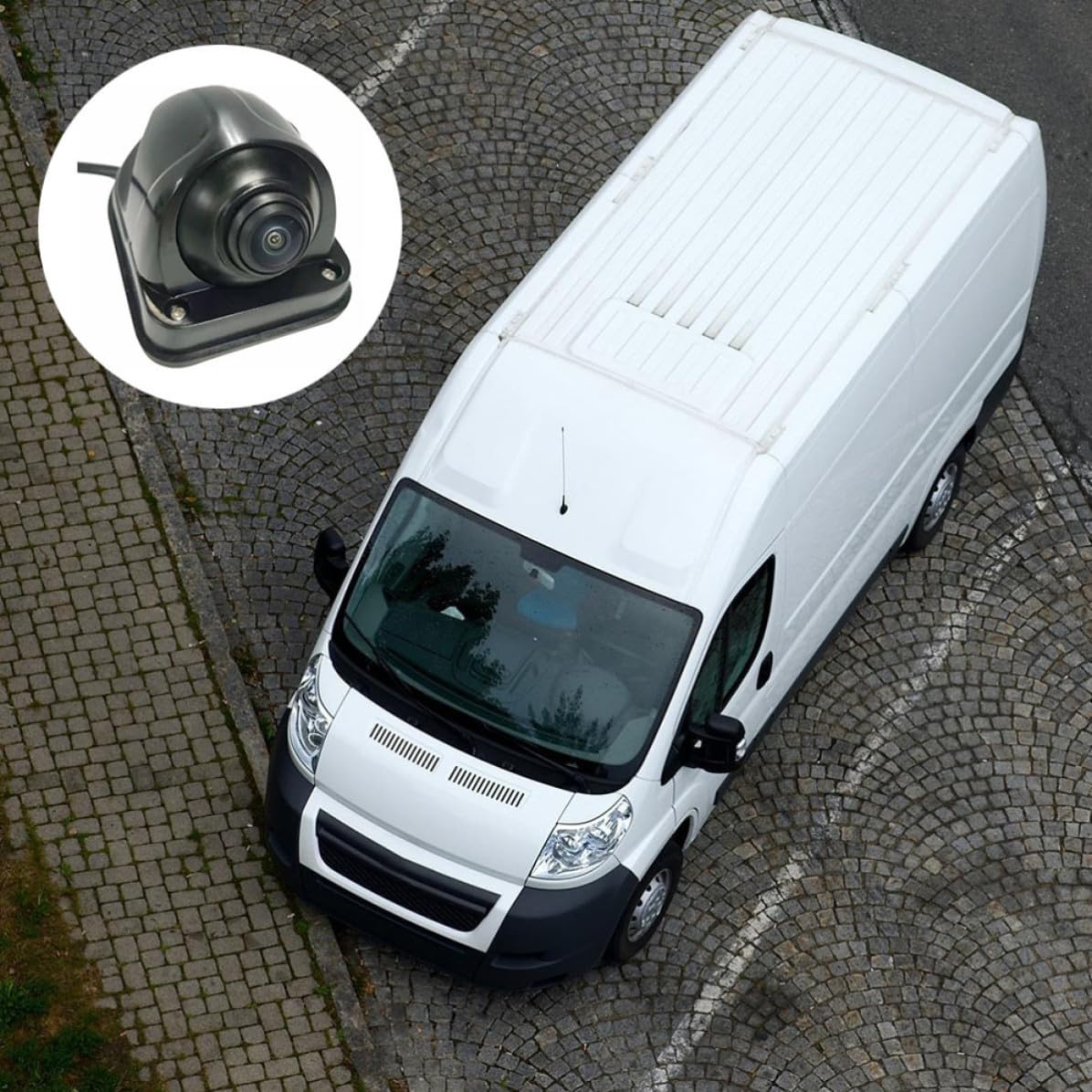 Cámara de Visión Trasera para Coche Ip69 Metálica Gran Angular