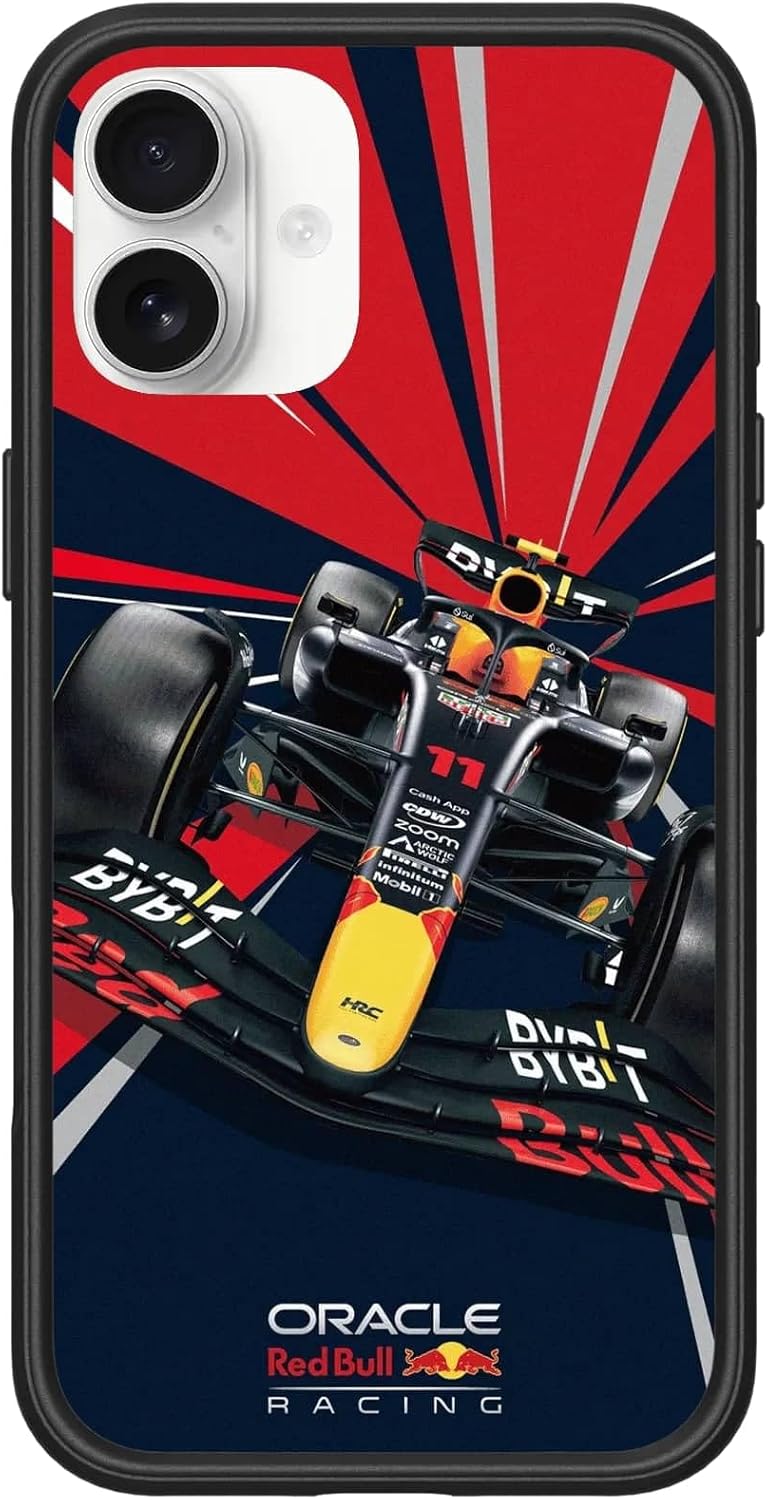 RhinoShield Modular Case Compatible with [iPhone 15] | Mod NX - Customizable Shock Absorbent Heavy Duty Protective Cover - [Oracle Red Bull Racing / F1 Car - Max Verstappen MV1]