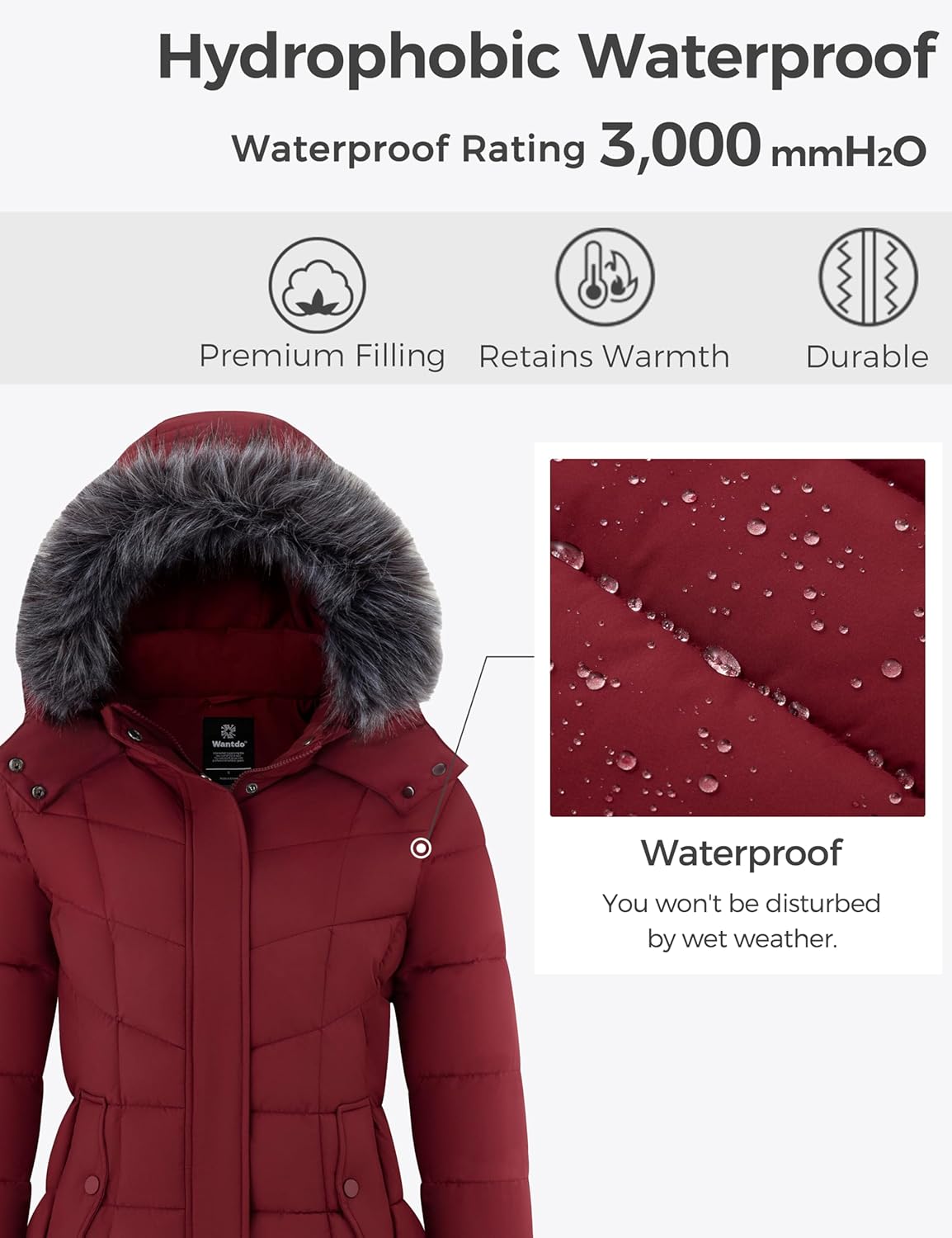 wantdo Women's Winter Jacket Puffer Coat Winter Coats for Women (Available in Plus Size) - Image 5