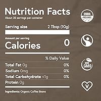 Vista 2 de Fabula Coffee Decaf Dark Roast Freshly Ground - Organic - Low Acid - Single Origin - Non-GMO - Mold Free - 12 Ounces