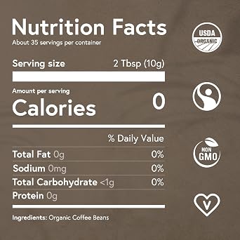 Fabula Coffee Light Roast Whole Beans - Organic - Low Acid - Single Origin - Non-GMO - Mold Free - 12 Ounces