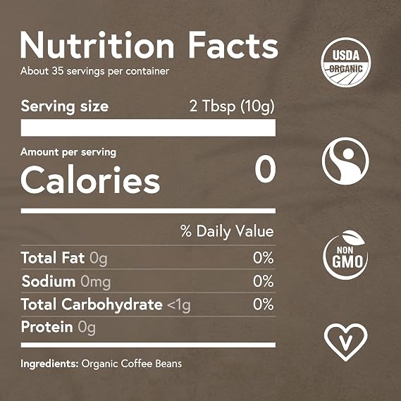 Fabula Coffee Light Roast Whole Beans - Organic - Low Acid - Single Origin - Non-GMO - Mold Free - 12 Ounces