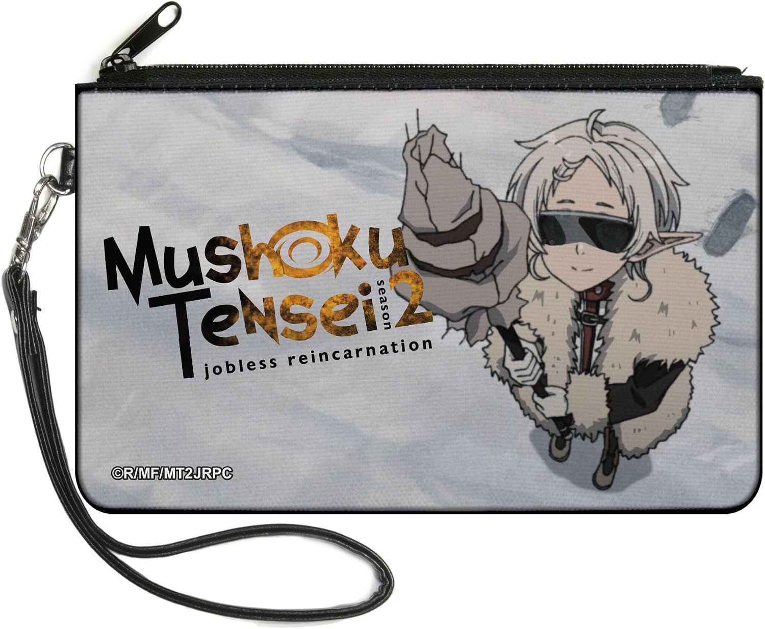 Buckle-Down Mushoku Tensei Jobless Reincarnation Canvas Zipper Wallet