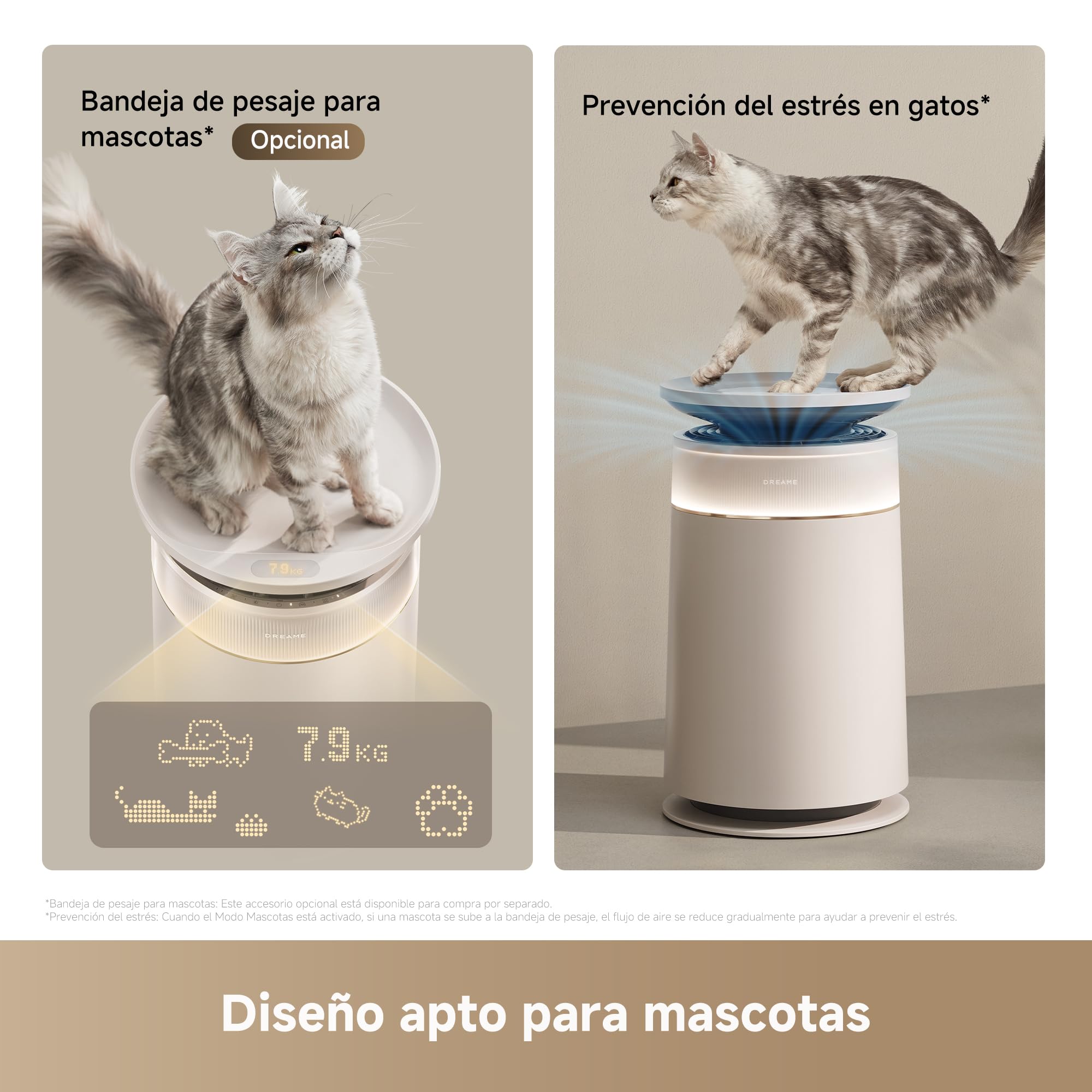 DREAME FP10 Purificador, Recogida Potente, Purificación Duradera | Autolimpieza del Rodillo, Flujo de Aire LoopBoost™, Limpia en 360°, Antiolores CataFresh™, Filtración Multietapa