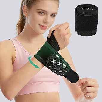 2 Pack Wrist Supports, Elastic Wrist Brace