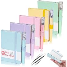 5 Pcs Pocket Notebook, Small Journaling Notebooks Pocket Size