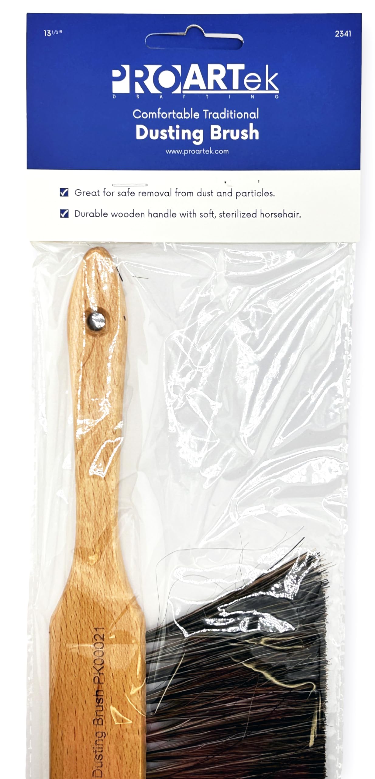 Proartek Drafting PK00021 Modelo 2341 Comfort Curve - Brocha de dibujo de 13.5 pulgadas, hecha de madera dura con un acabado suave y curvado para una larga duración y fácil uso, cerdas suaves y