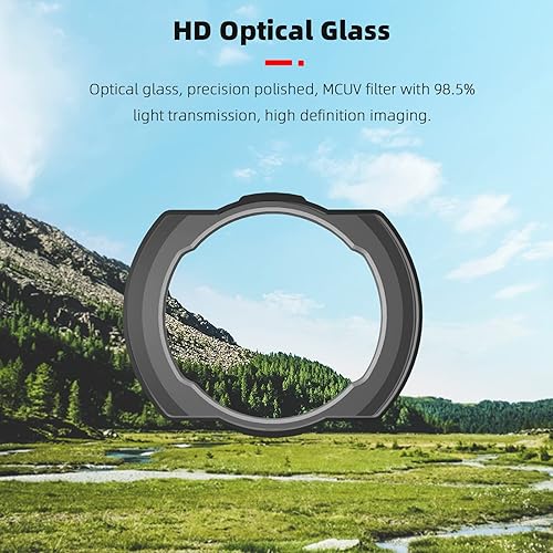 Miniatura 5 de BRDRC - Filtro de lente UV Avata, juego de filtros de protección ultravioleta para cámara compatible con avata droneO3 Air Unit Drone Accesorios