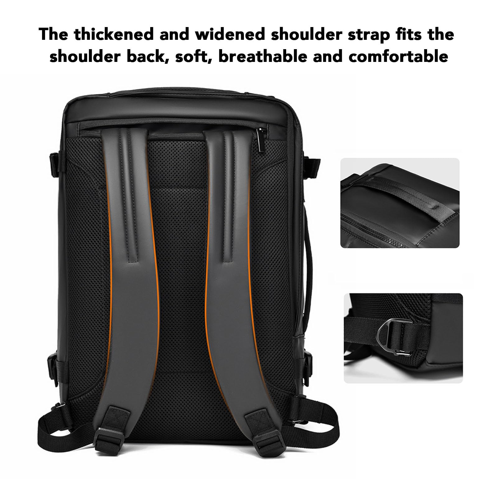 Plecak Laptopa, Duży 35L Water Proof Travel Plecak, Plecaki Biznesowe w Torbie Komputerowej na 16 -calowy Laptop, Lekki Plecak na szkolę dla Mężczyzn z College'u Kobiety