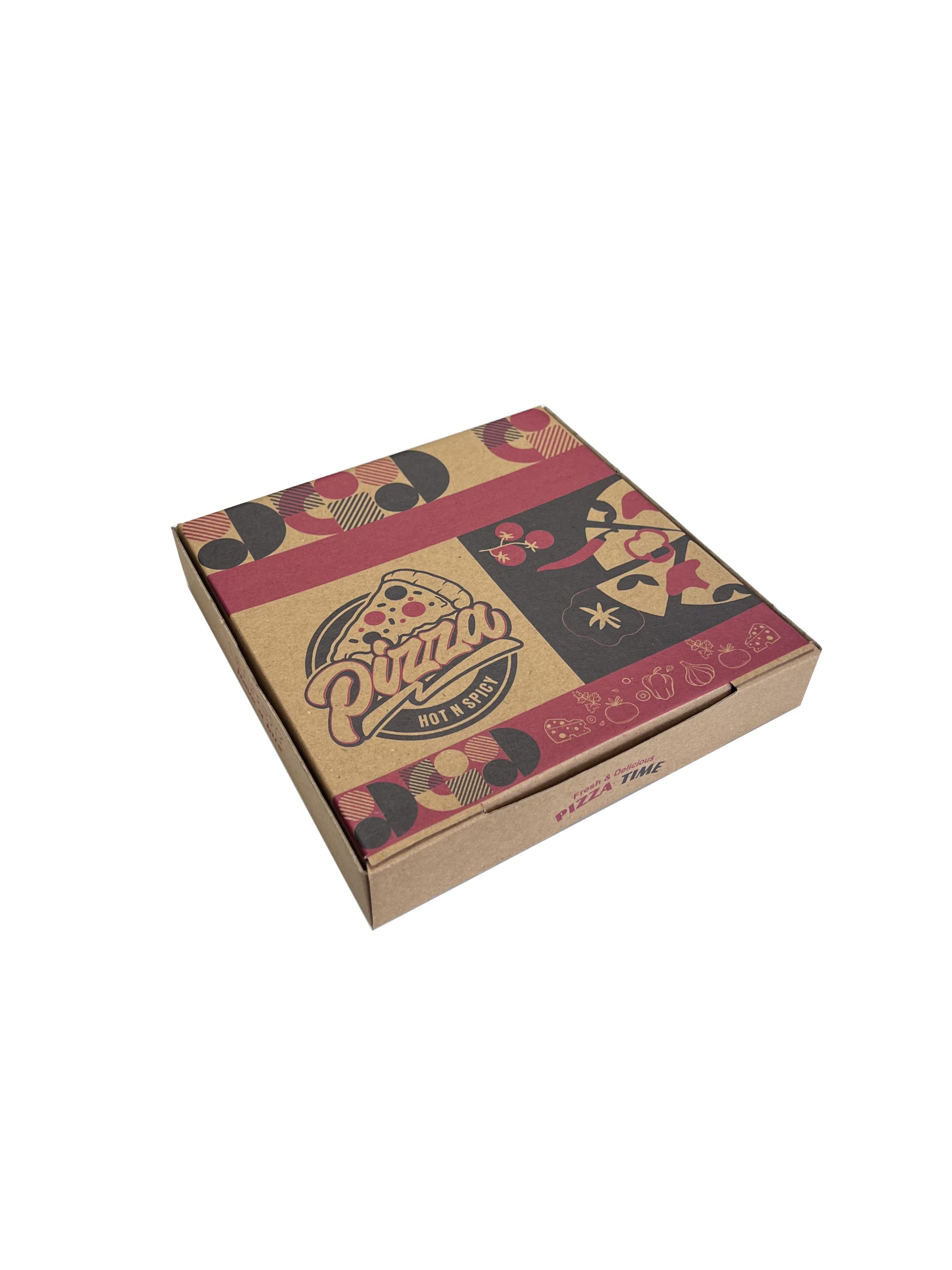 Kagaz Kreations Pizza Box 8.5 craft (Pack of 50 boxes) (Design-C) (B0BZ7QDYLZ) Amazon Price History, Amazon Price Tracker