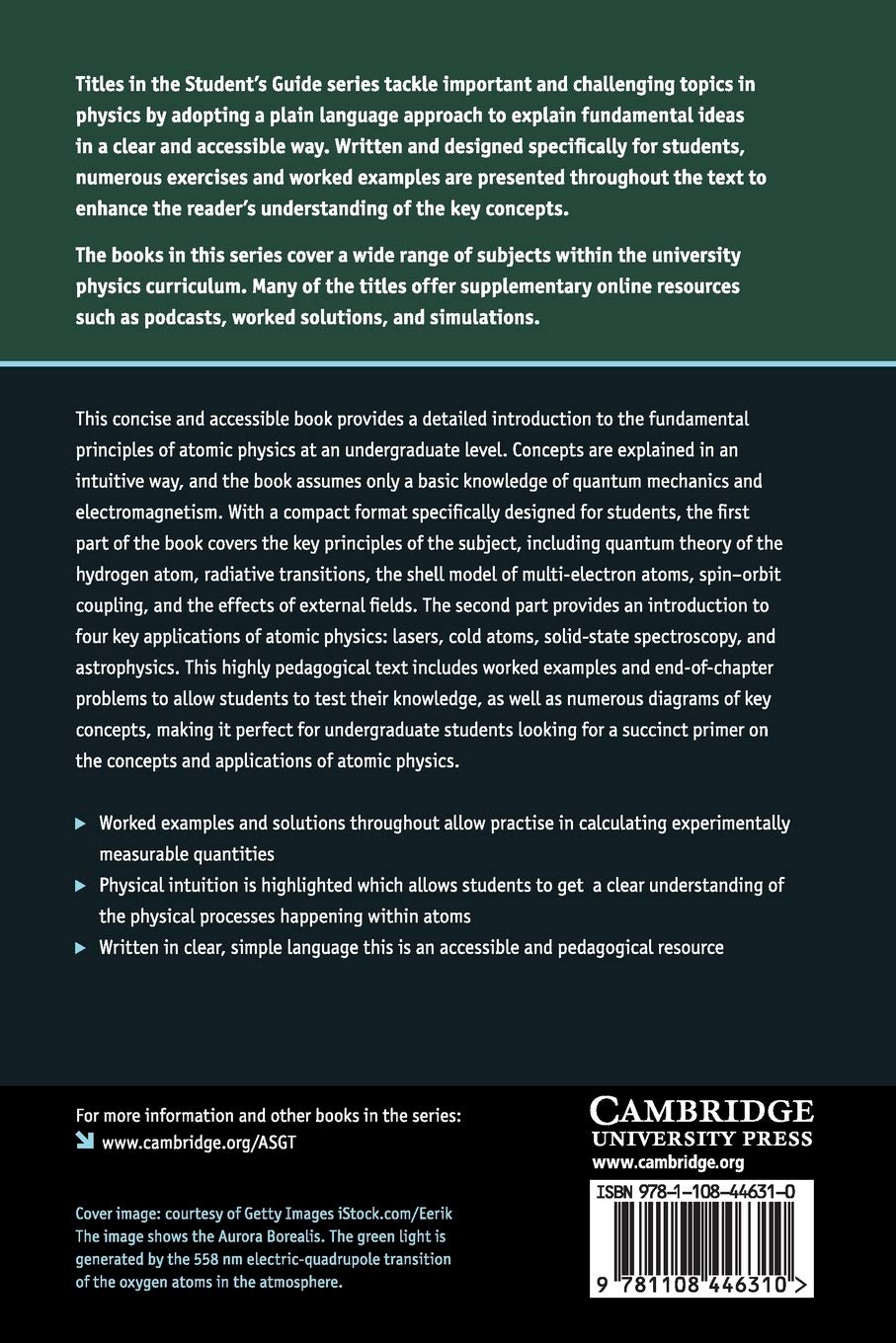 A Student's Guide to Atomic Physics