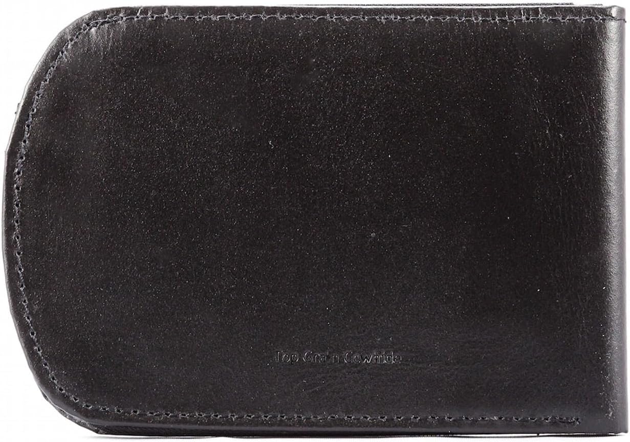 Big Skinny Men's RFID Blocking Leather Curve Bi-Fold Slim Wallet, Holds Up to 20 Cards, Black - Image 4