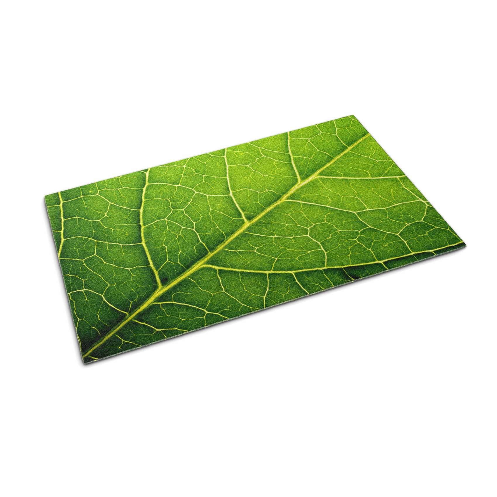 Tapis de sol antifatigue 60x40cm Tulup avec motif de feuille pour cuisine